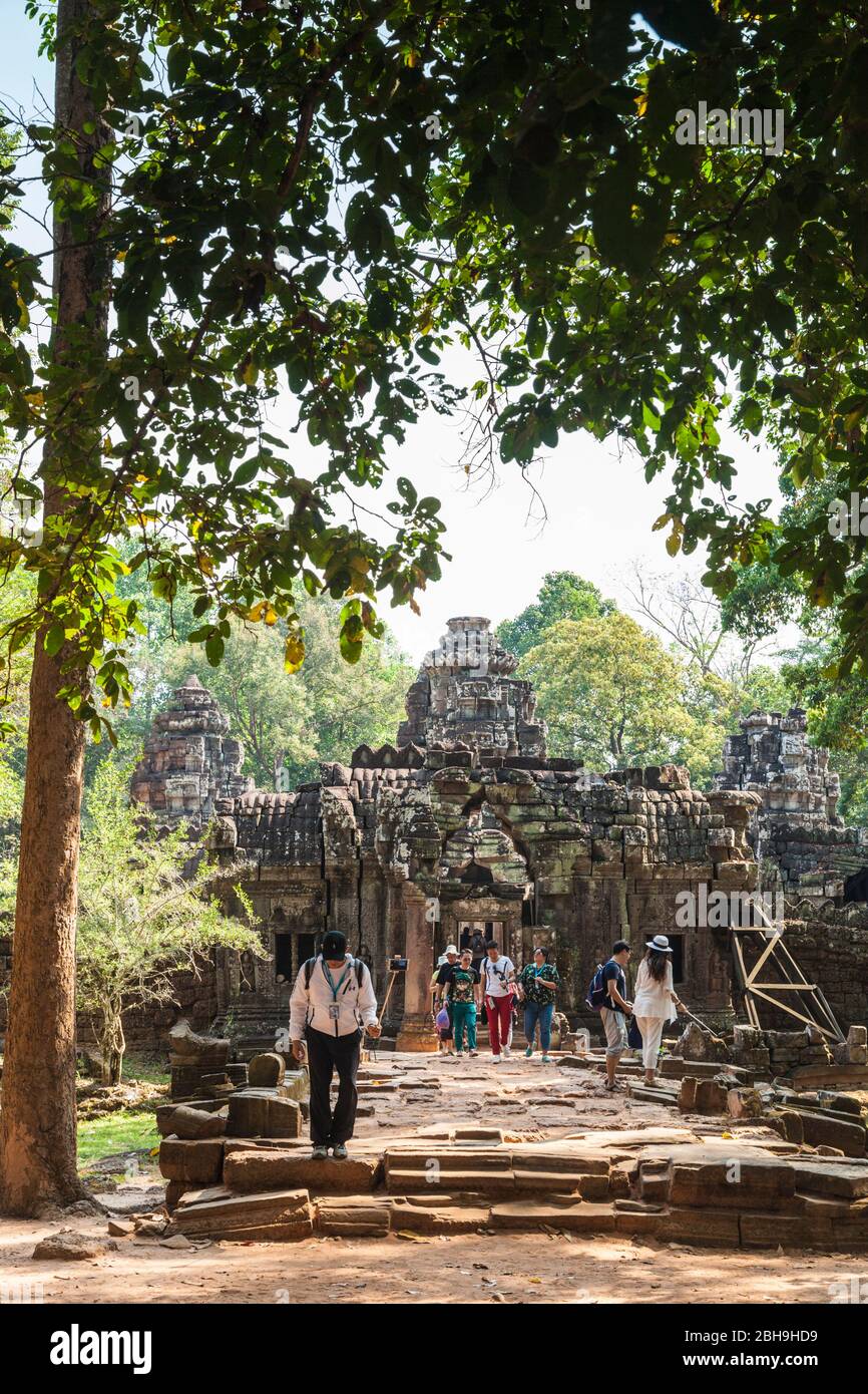 Cambodia, Angkor, Ta Som Temple Stock Photo - Alamy