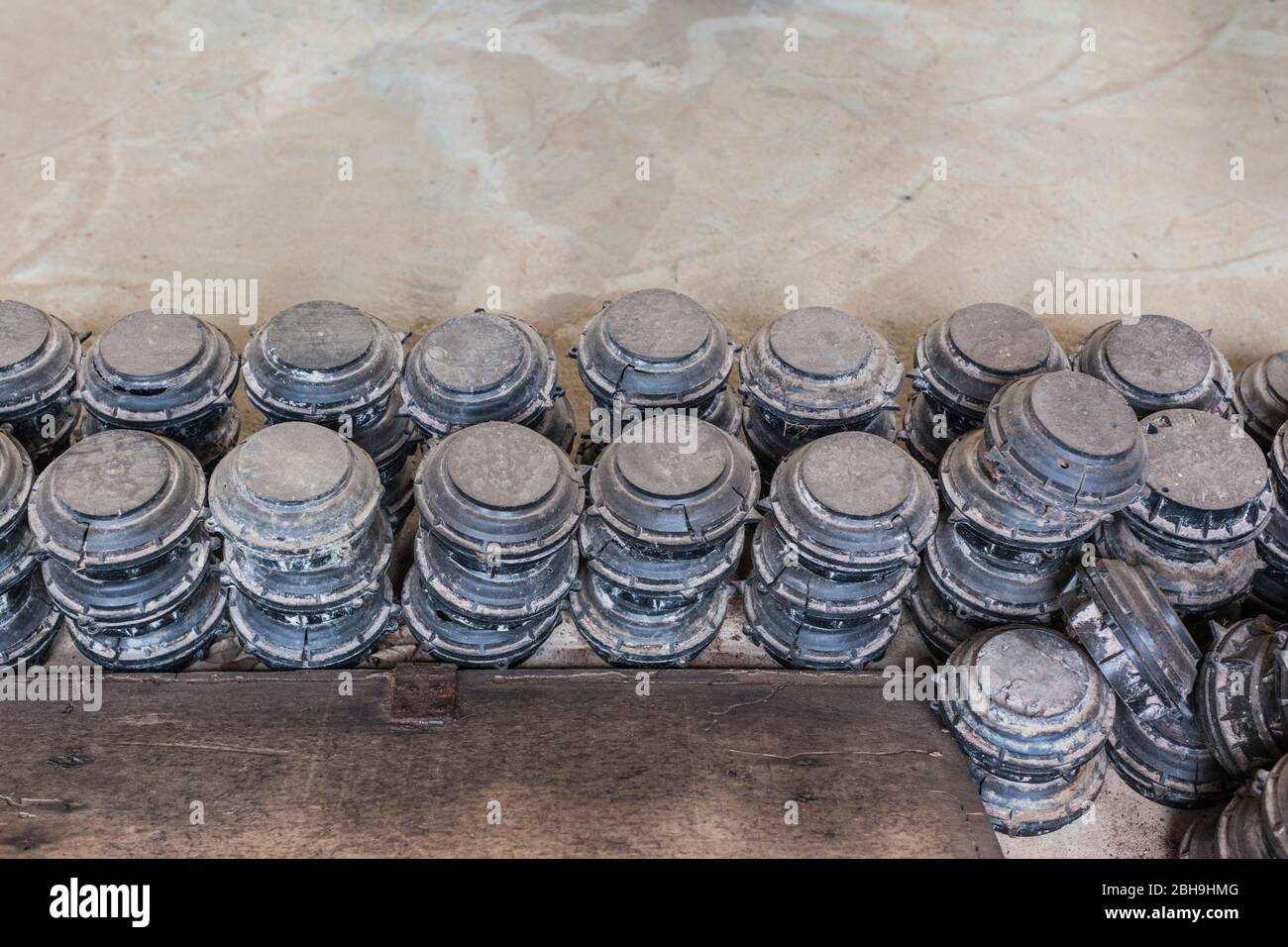Cambodia, Siem Reap, Landmine Museum, run by unexploded ordnance organization, landmines Stock Photo