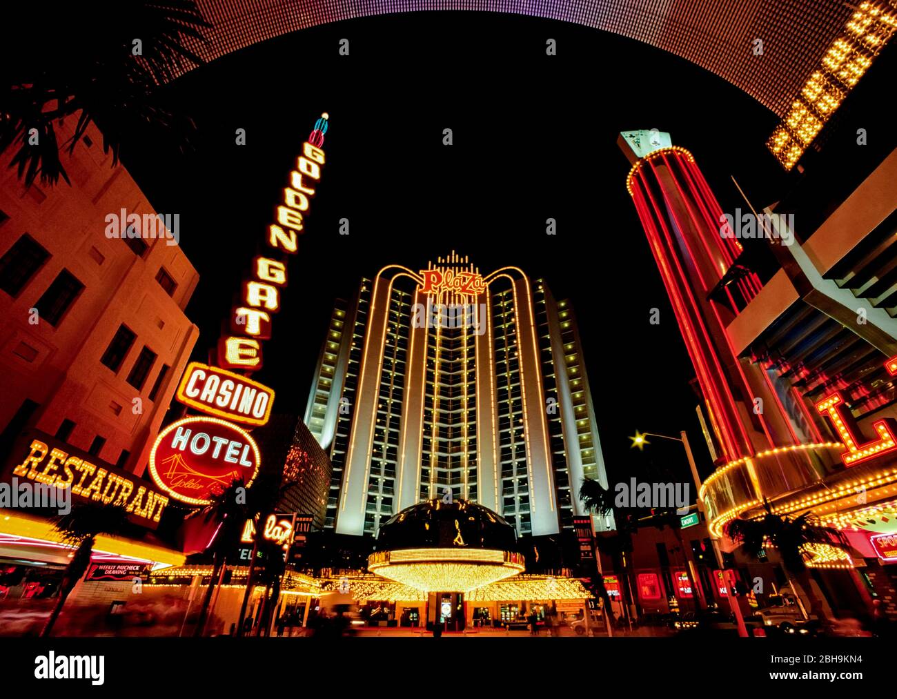 Hotel Casino Downtown Las Vegas. Nevada. USA. Stock Photo