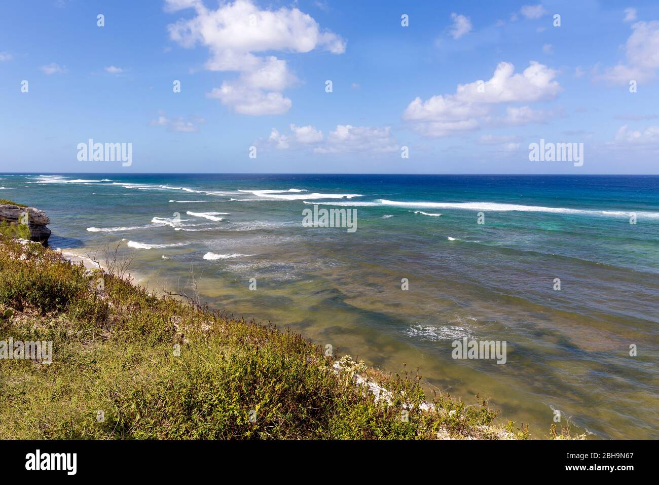 Northern tip of the island, Grand Turk Island, Turks and Caicos Islands, Central America Stock Photo