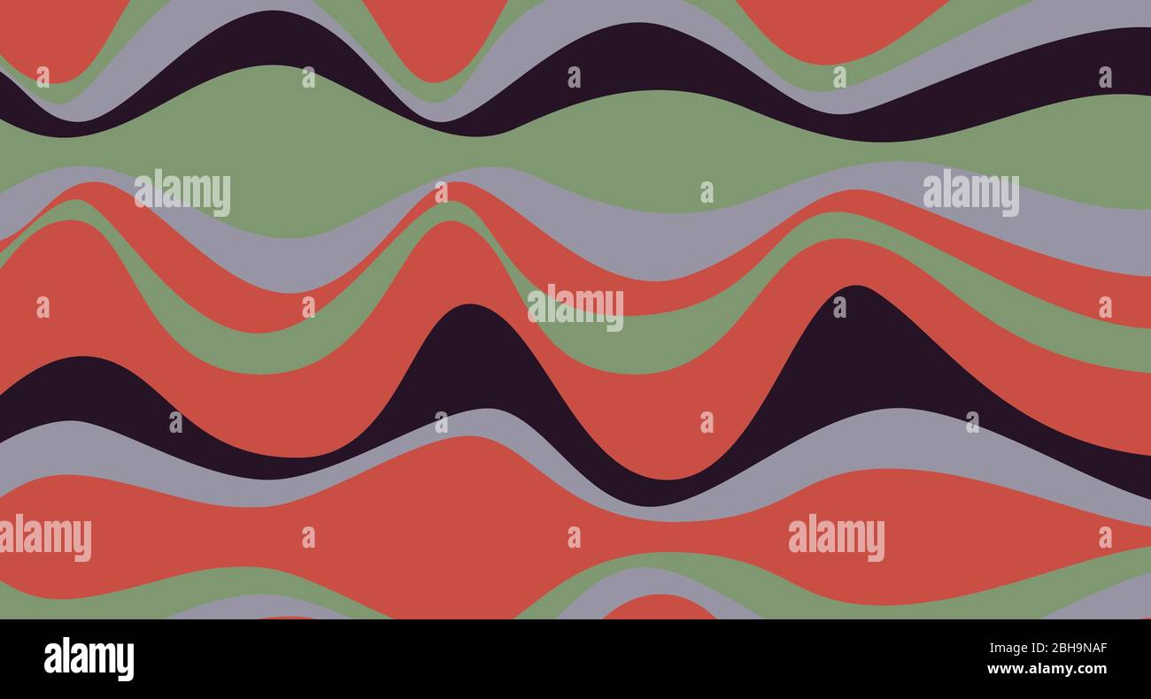 Digital Vintage Painting Abstract Geometric Colorful Vector