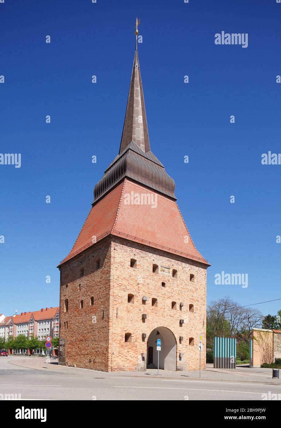 Stone Gate Rostock Steintor gate rostock germany hi-res stock photography and images - Alamy