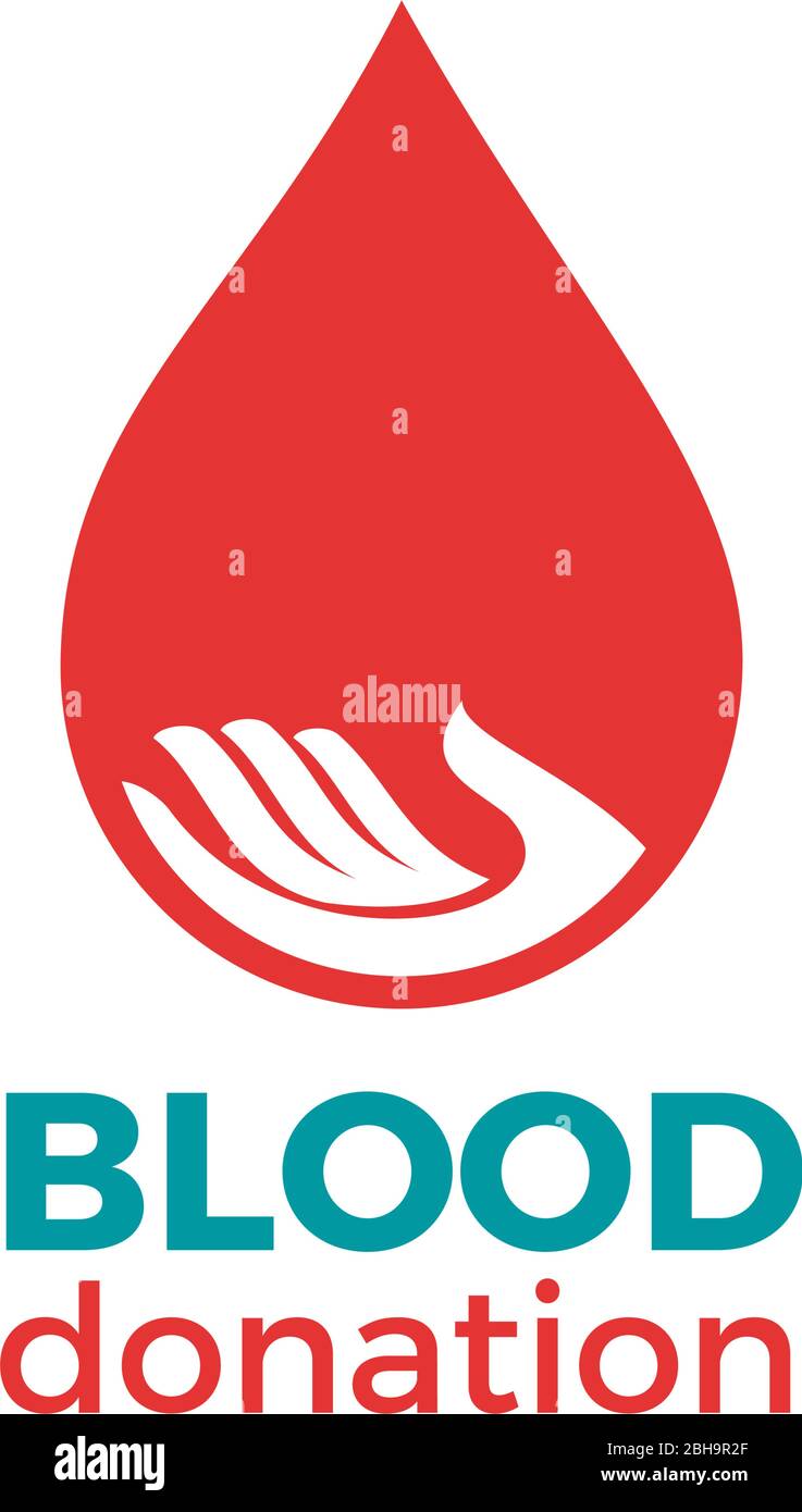 Blood donation logo Stock Vector Images - Alamy