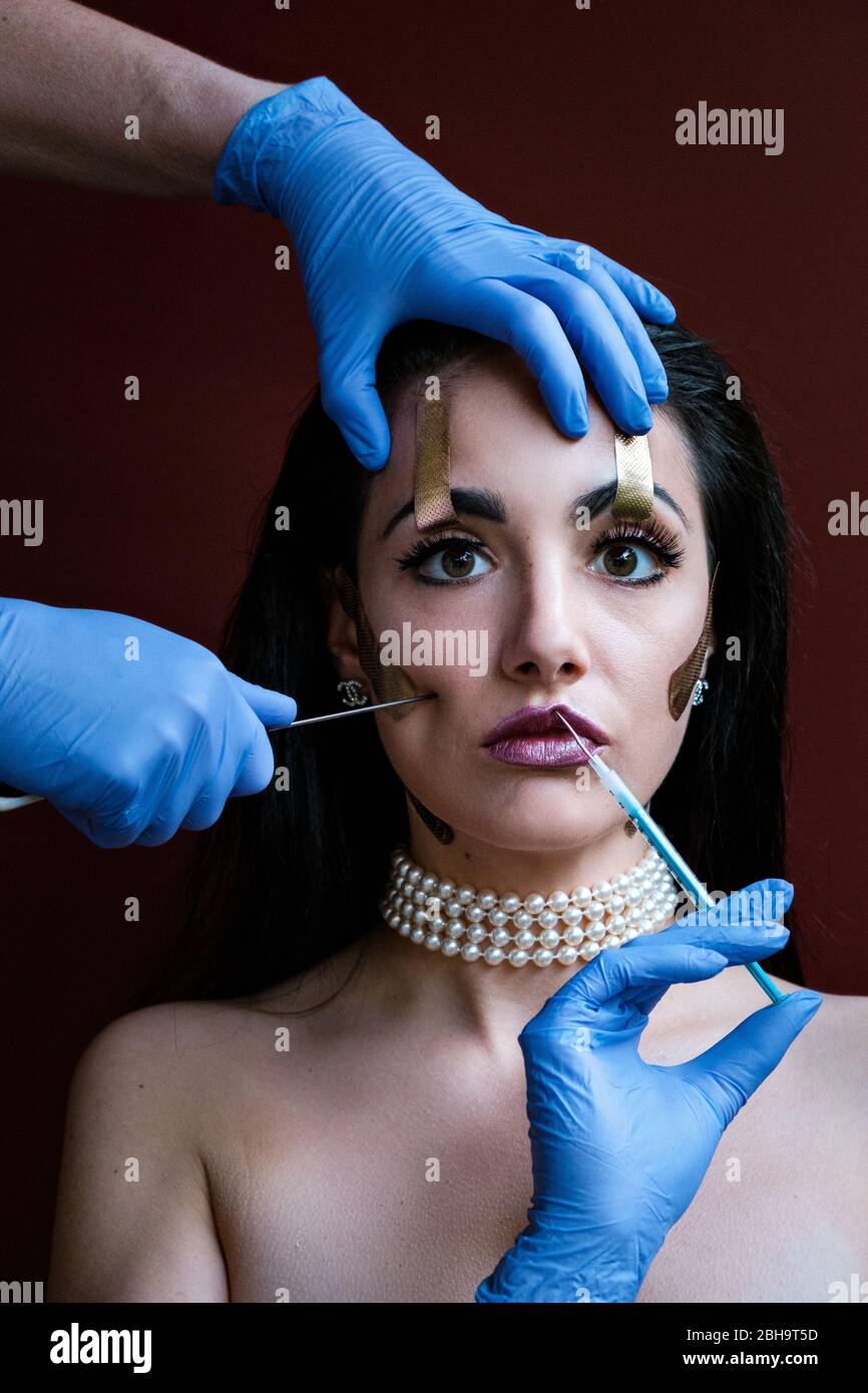 Beauty industry surgery Stock Photo