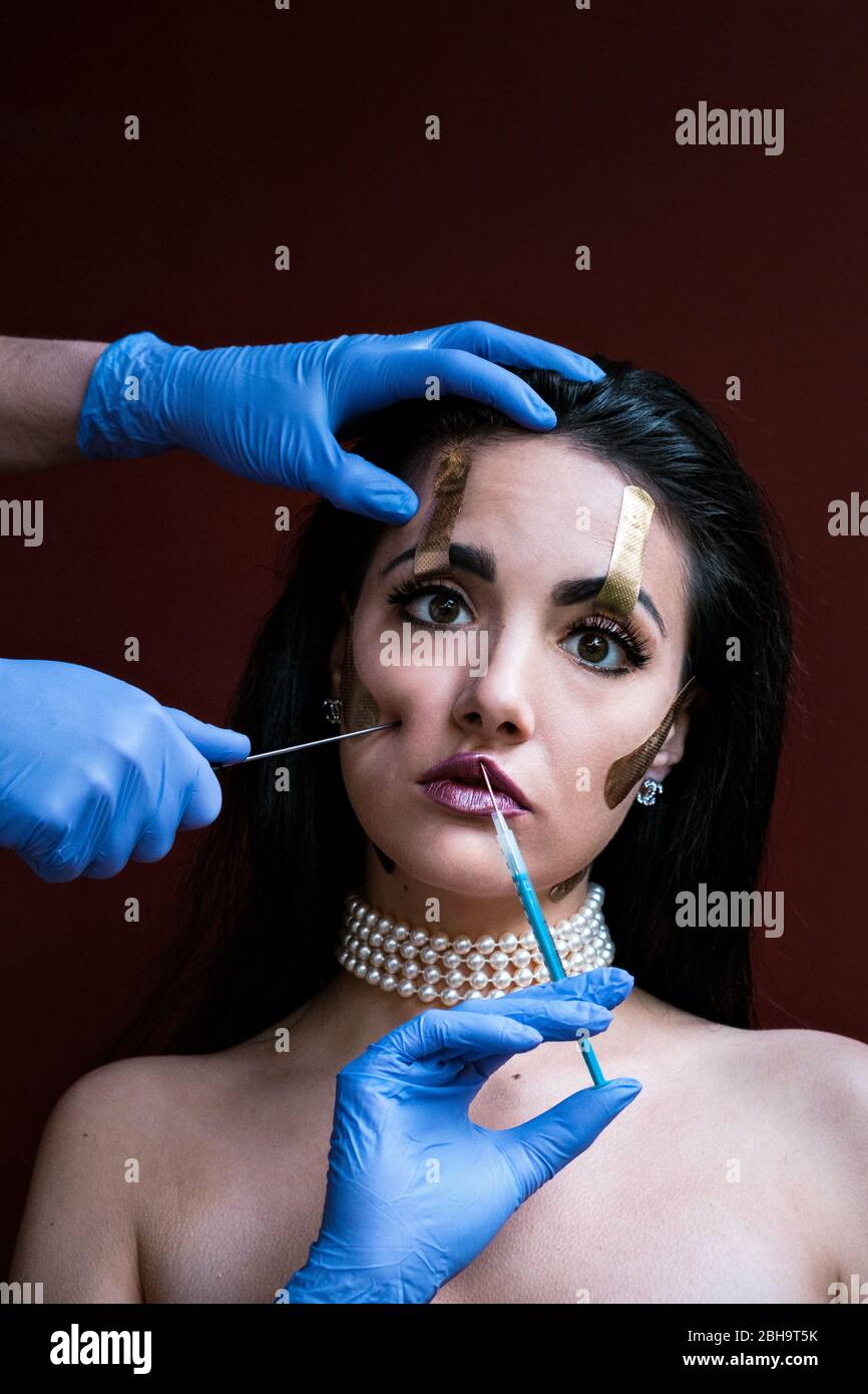 Beauty industry surgery Stock Photo