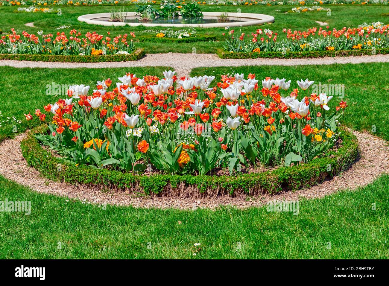 Parc de Bagatelle, Paris France Stock Photo