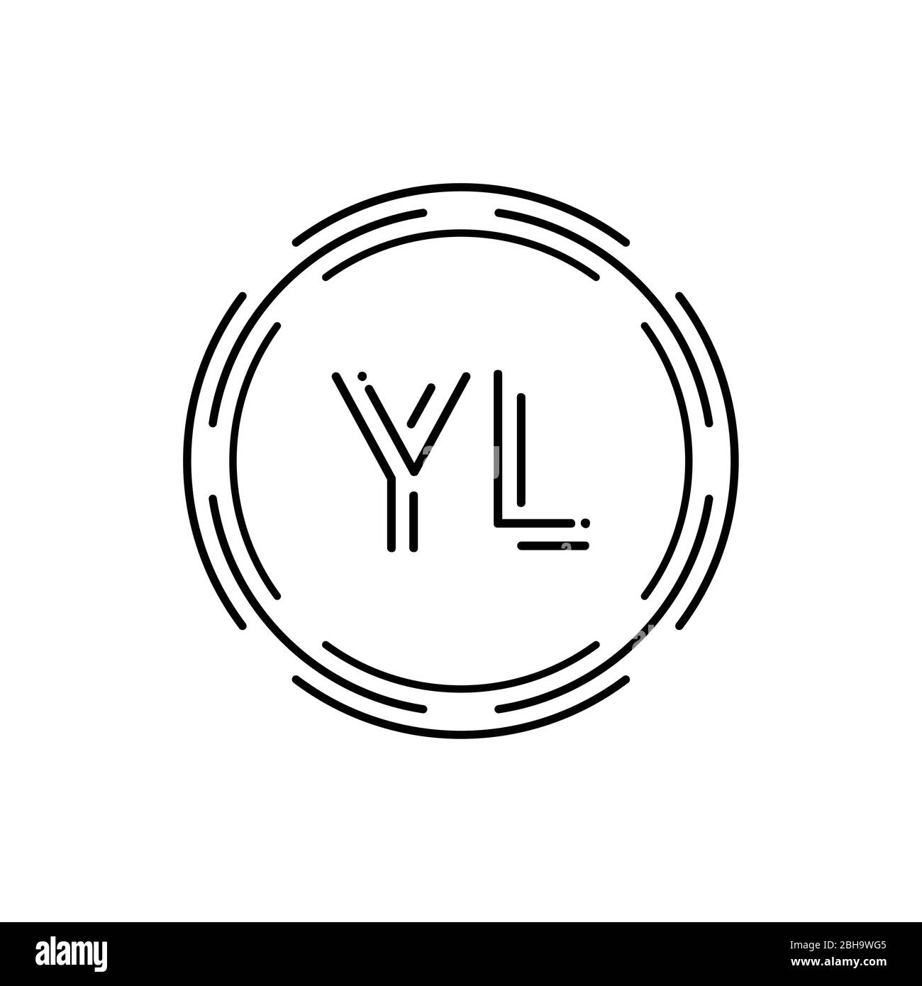 Initial YL Logo Design Vector Template. Creative Circle Letter YL Business  Logo Vector Illustration Stock Vector Image & Art - Alamy