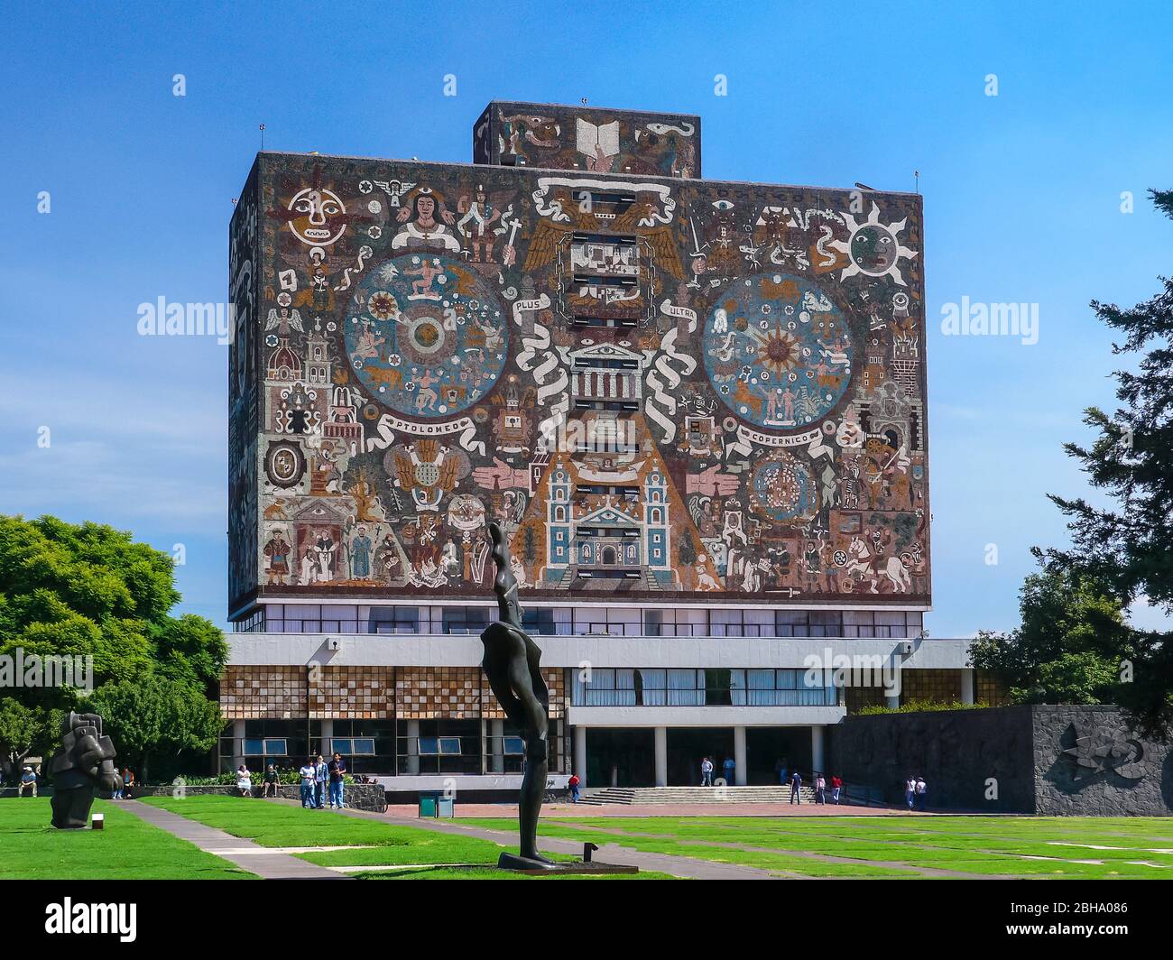UNAM University (Universidad Nacional Autónoma de México) in Mexico City Stock Photo