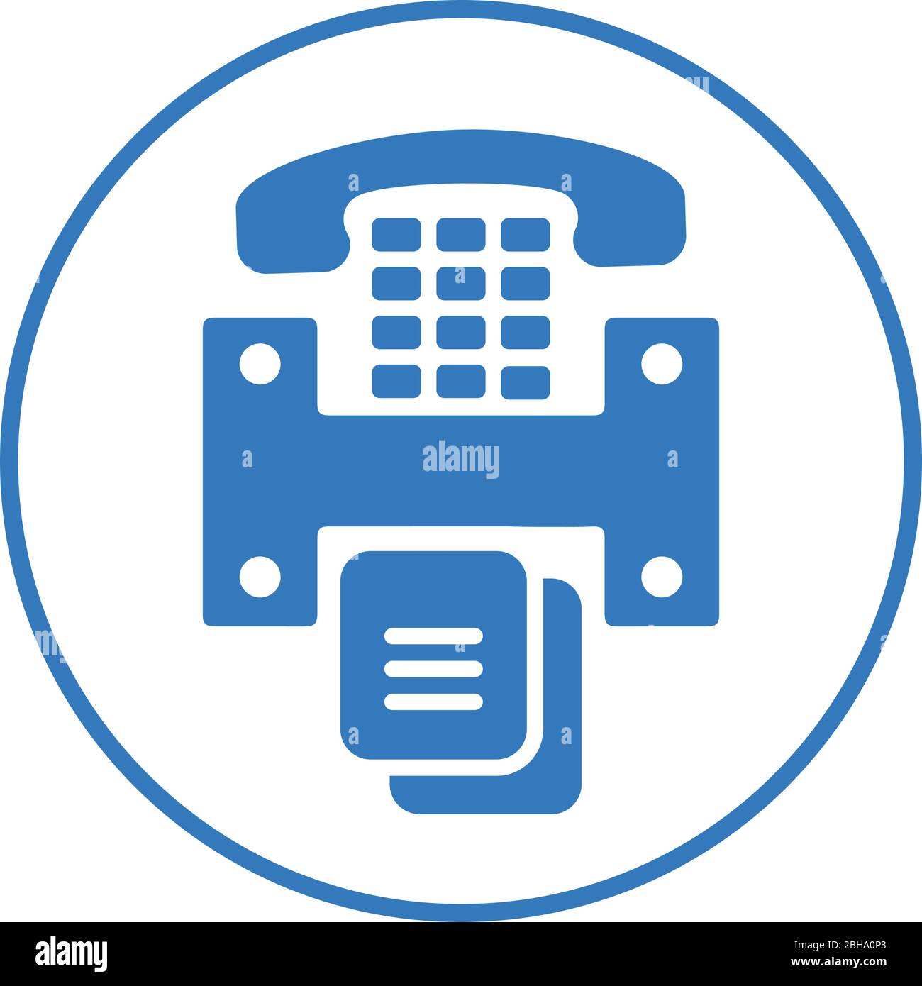 Beautiful, meticulously designed Fax icon, phone, print, telephone ...