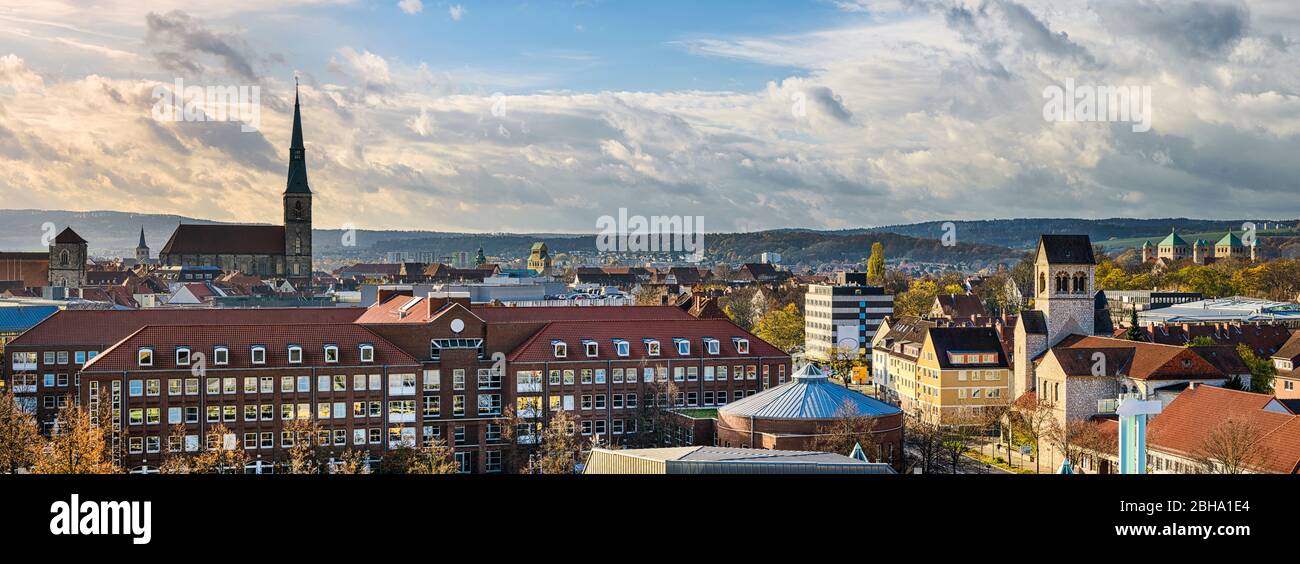 Cityscape Hildesheim, Lower Saxony Stock Photo
