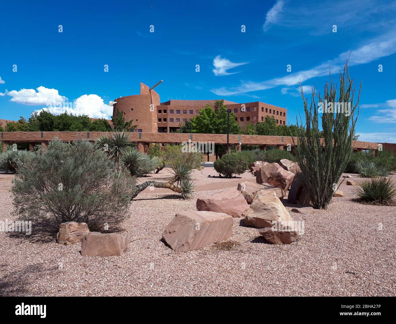 USA, Nevada, Clark County, Las Vegas, Grand Central Parkway, Clark County Government Center Stock Photo