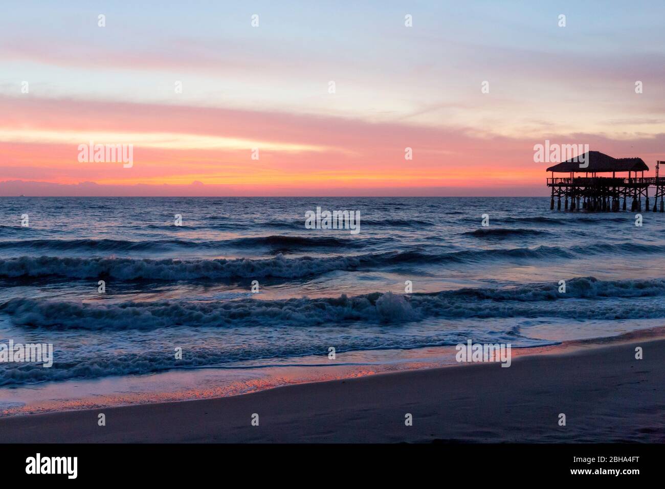 Sonnenaufgang, Cocoa Beach, Florida, USA, Nordamerika Stock Photo