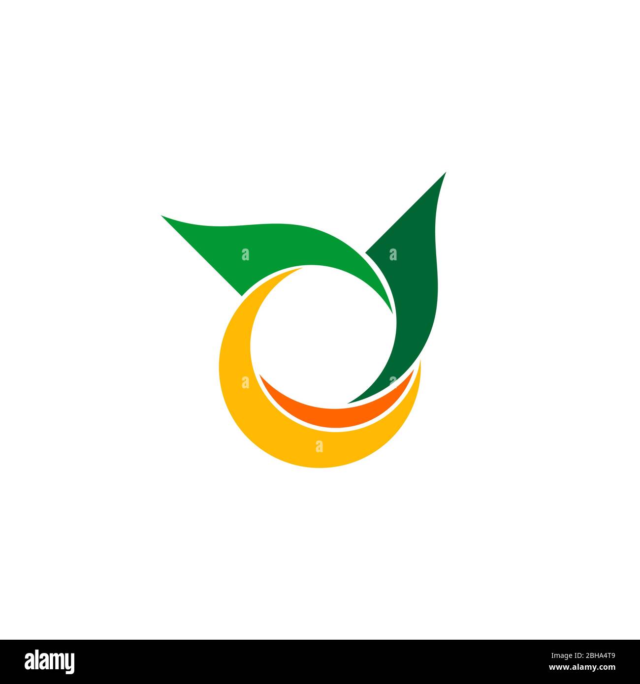 Fruit graphic logo concept template, vector flat icon, isolated on white background. Stock Vector