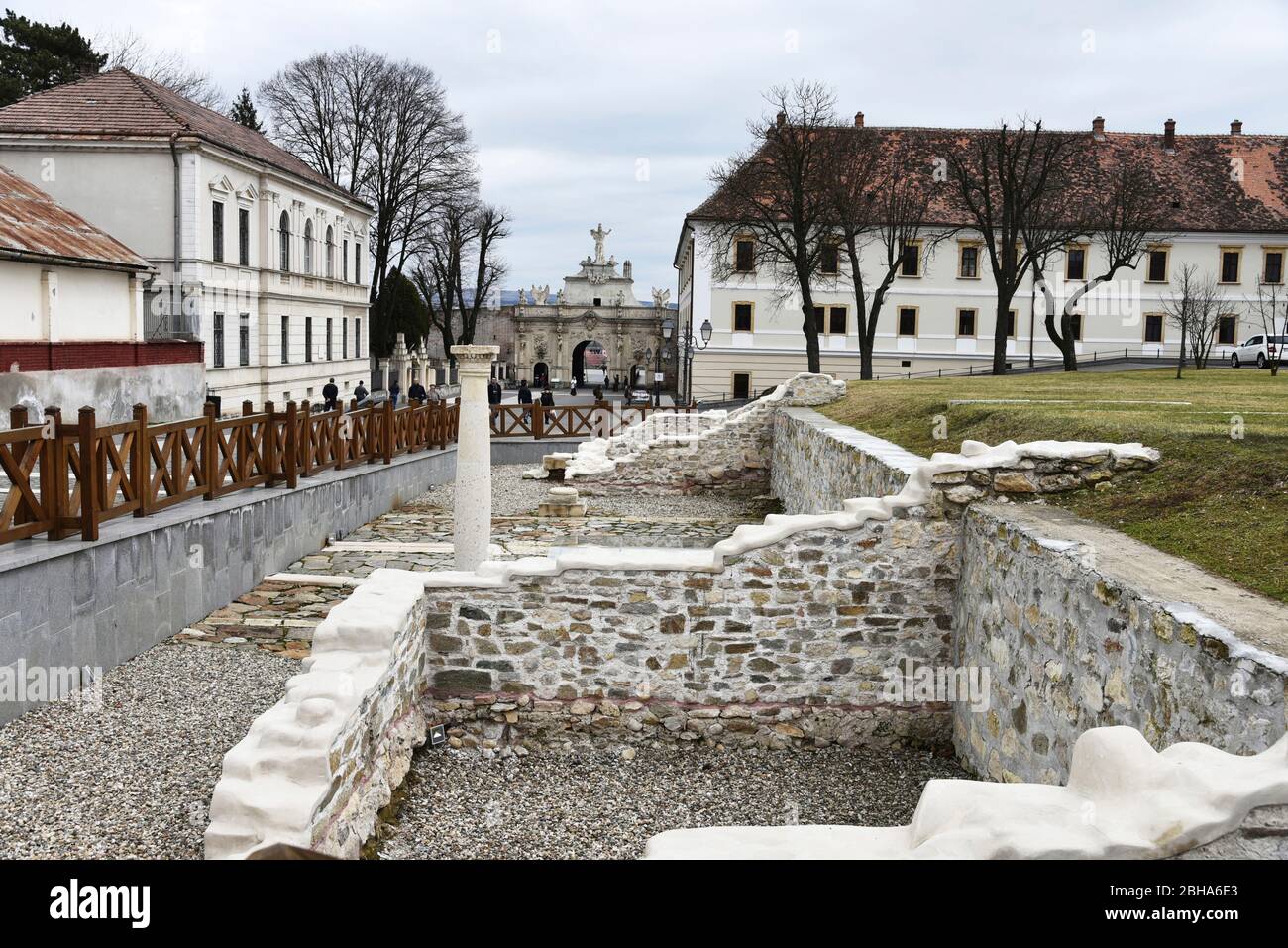 Europe, Romania, Alba Iulia, Karlsburg, Weissenburg, Alba County, Transylvania, Fortress Stock Photo
