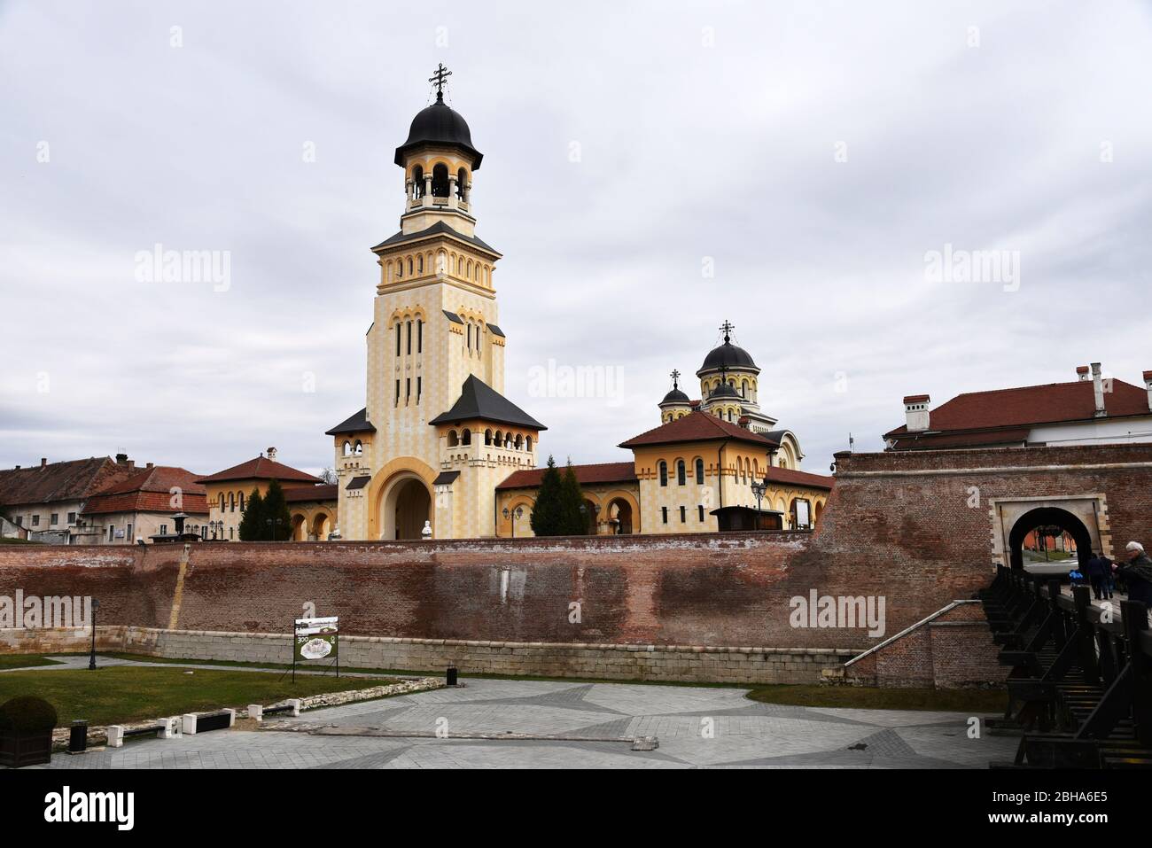 Europe, Romania, Alba Iulia, Karlsburg, Weissenburg, Alba County, Transylvania, Fortress Stock Photo