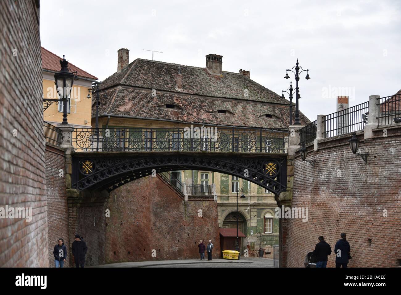 Europe, Romania, Sibiu, Sibiu, Transylvania, Bridge of Lies, Stock Photo