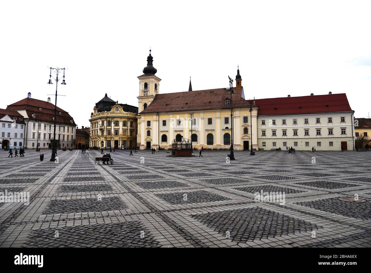 Europe, Romania, Sibiu, Sibiu, Transylvania, Great Ring Stock Photo