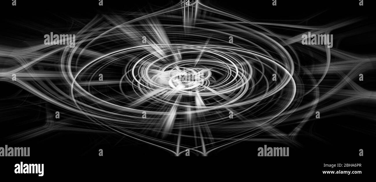 abstract swirl in black and white Stock Photo - Alamy