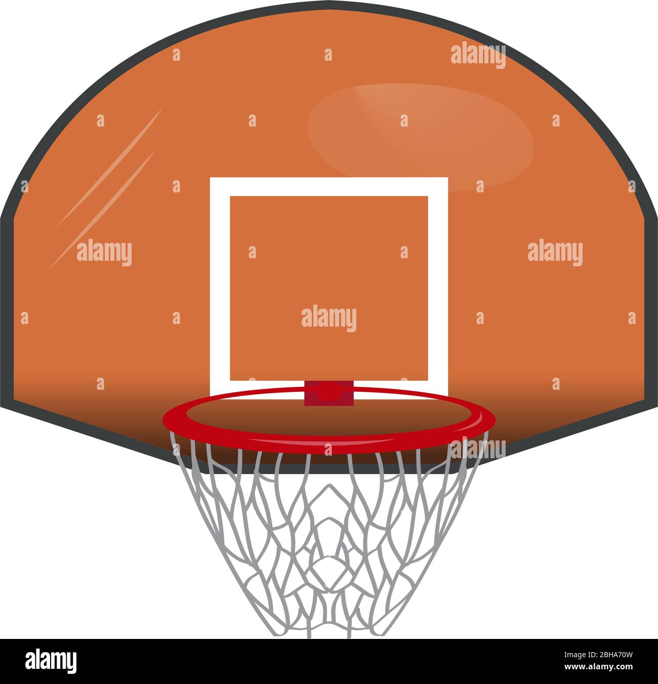 Isolated basketball hoop Stock Vector Image & Art Alamy