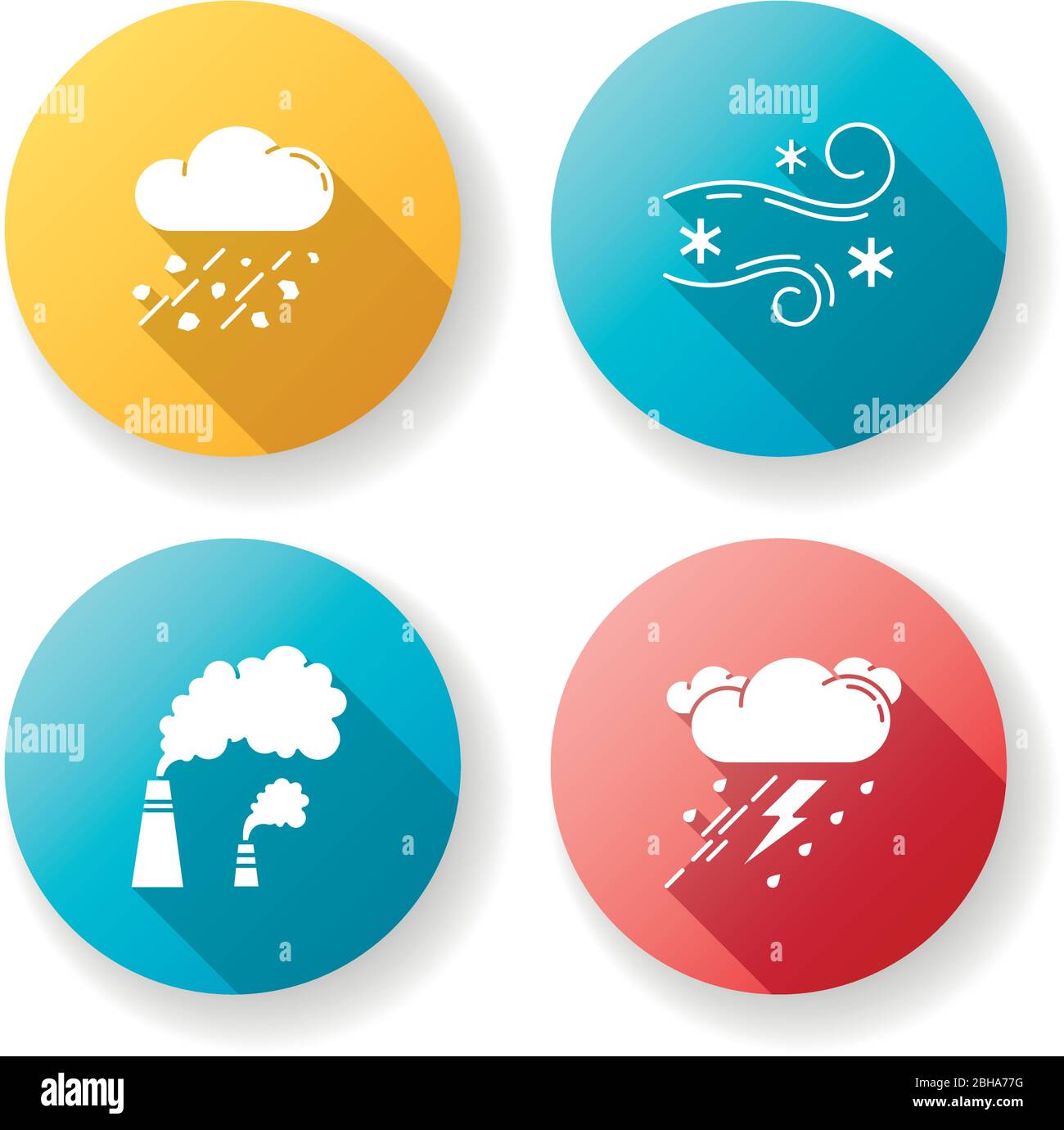 Weather icons bad Cut Out Stock Images & Pictures - Alamy