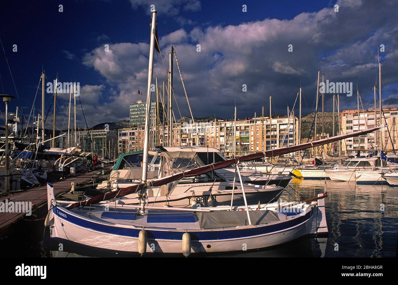 Old port of Toulon Stock Photo - Alamy