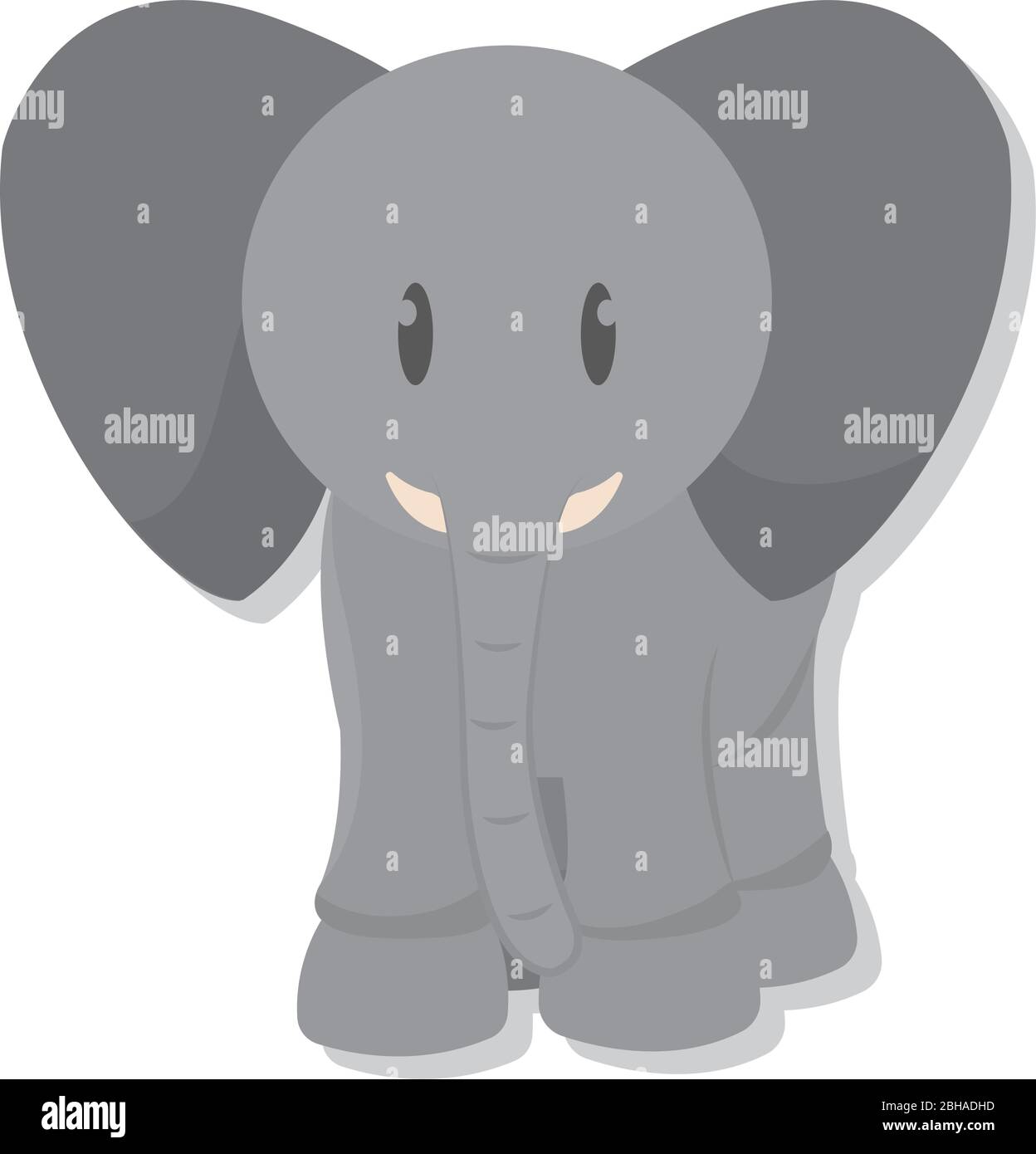 Isolated cute elephant cartoon Stock Vector Image & Art - Alamy