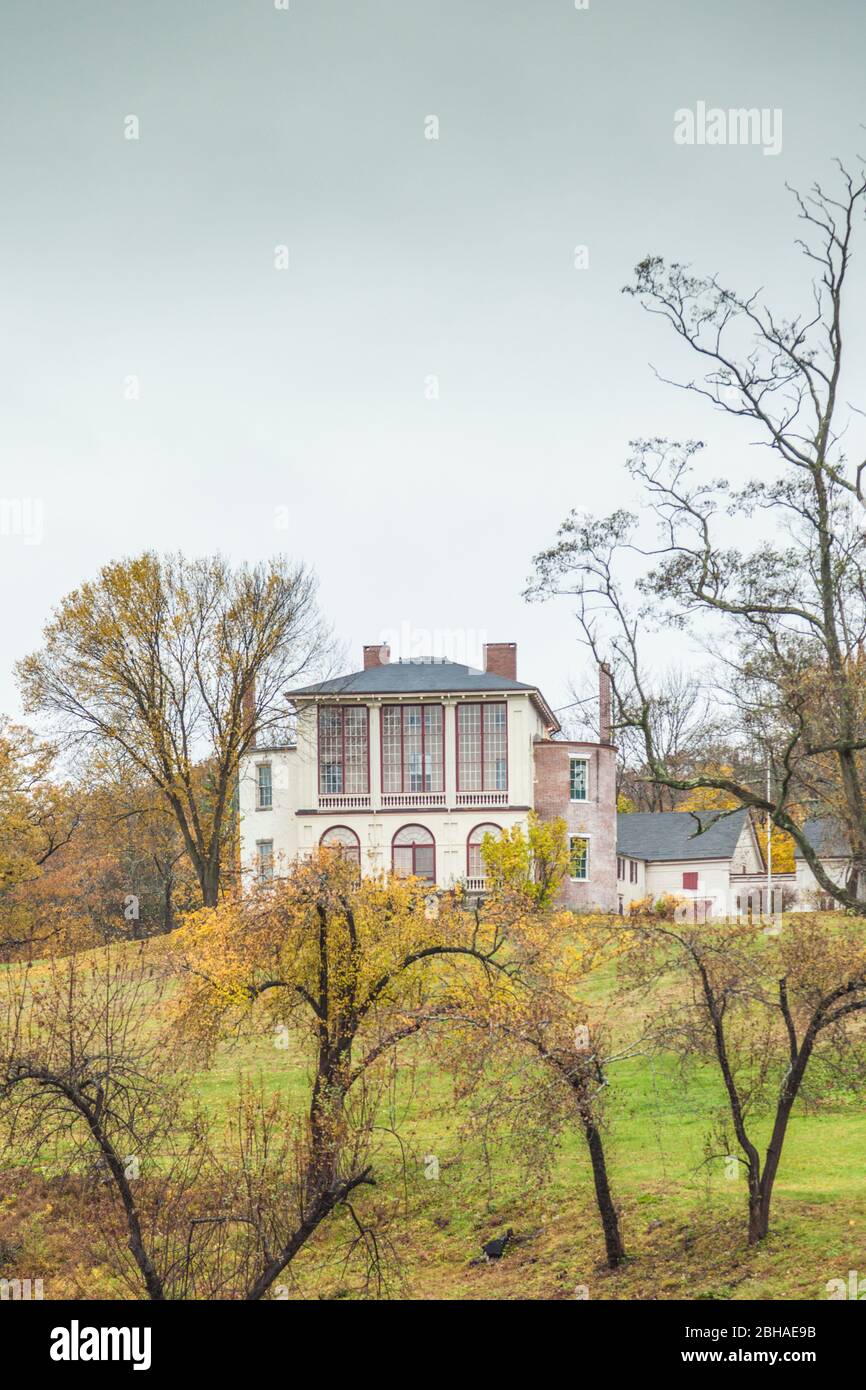 USA, Maine, Wiscasset, Castle Tucker, historic home of the Tucker