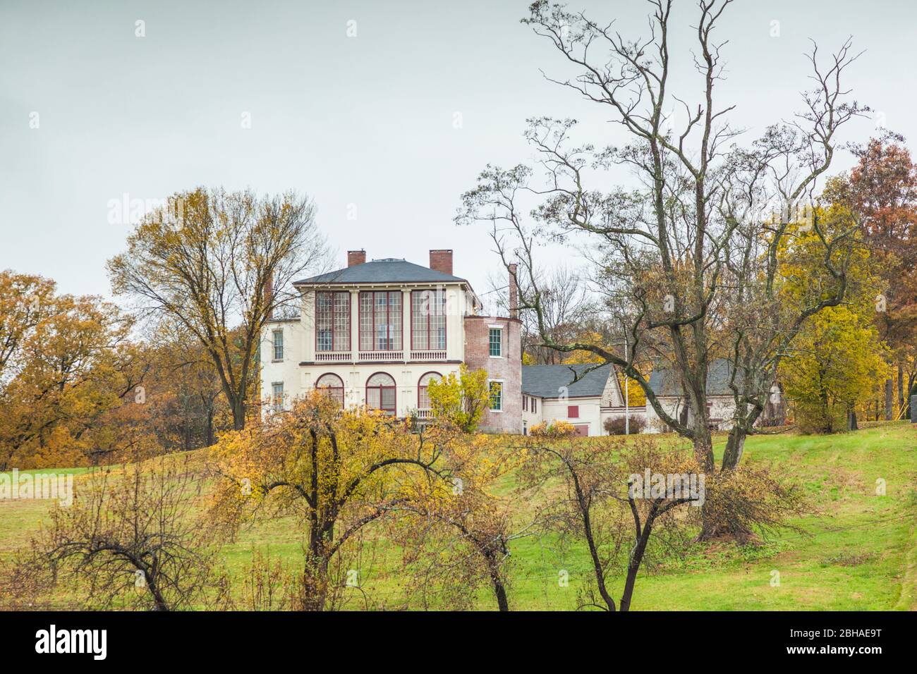 USA, Maine, Wiscasset, Castle Tucker, historic home of the Tucker