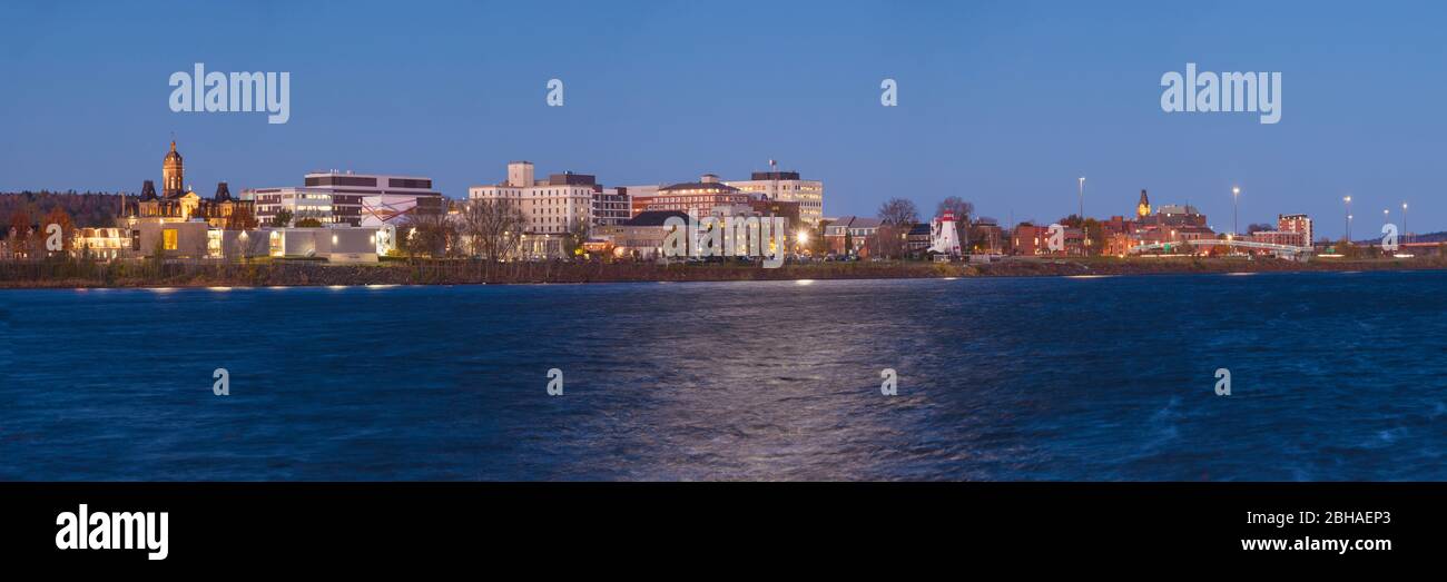 Canada, New Brunswick, Central New Brunswick, Fredericton, city skyline