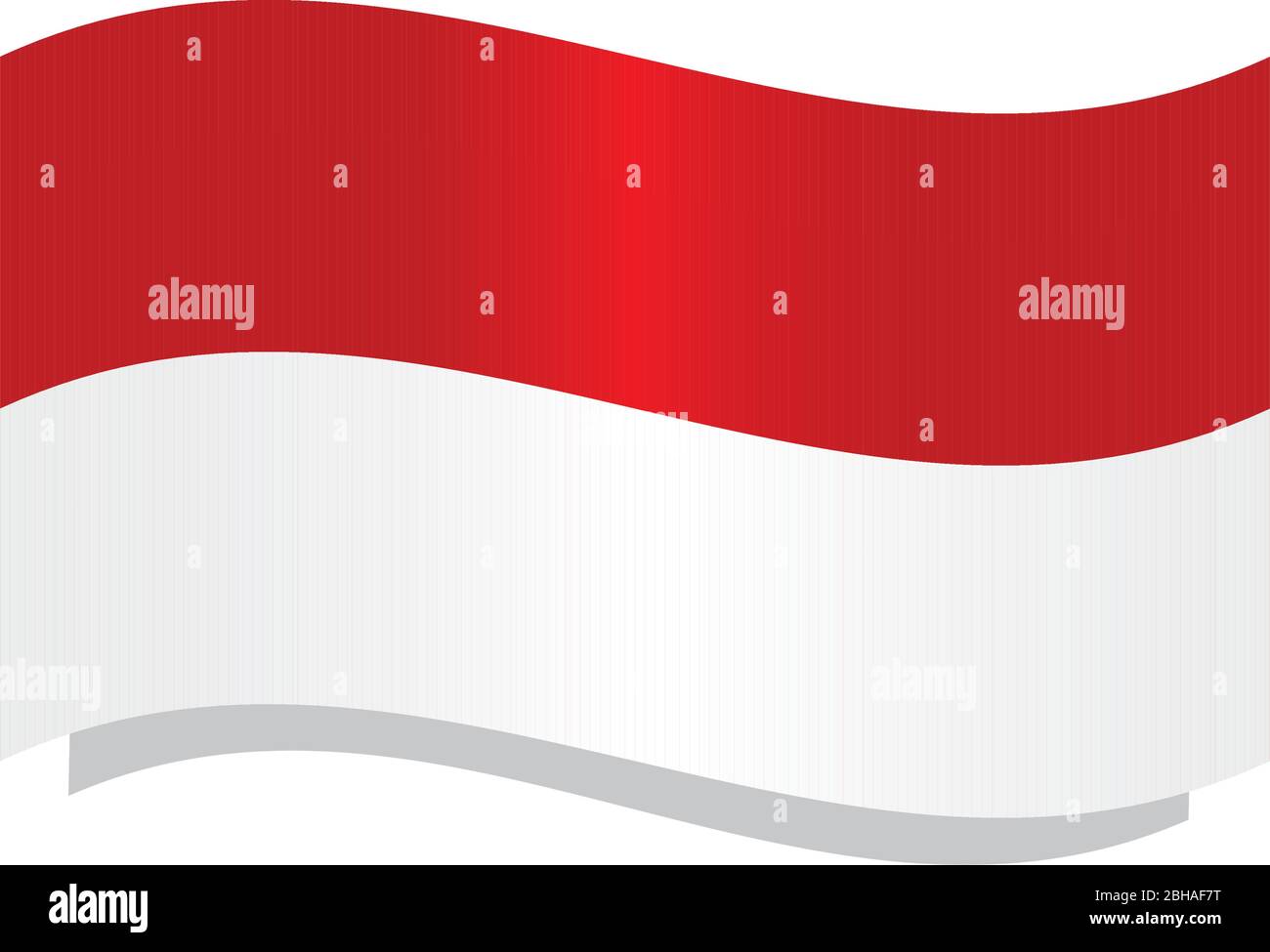 Waving flag of Indonesia Stock Vector Image & Art - Alamy