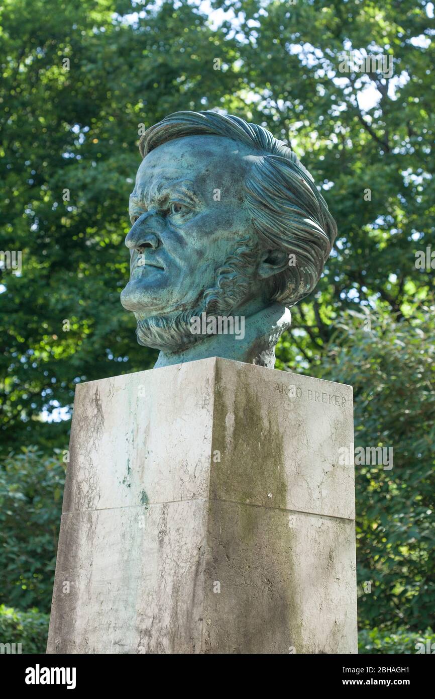 Richard Wagner Monument High Resolution Stock Photography and Images