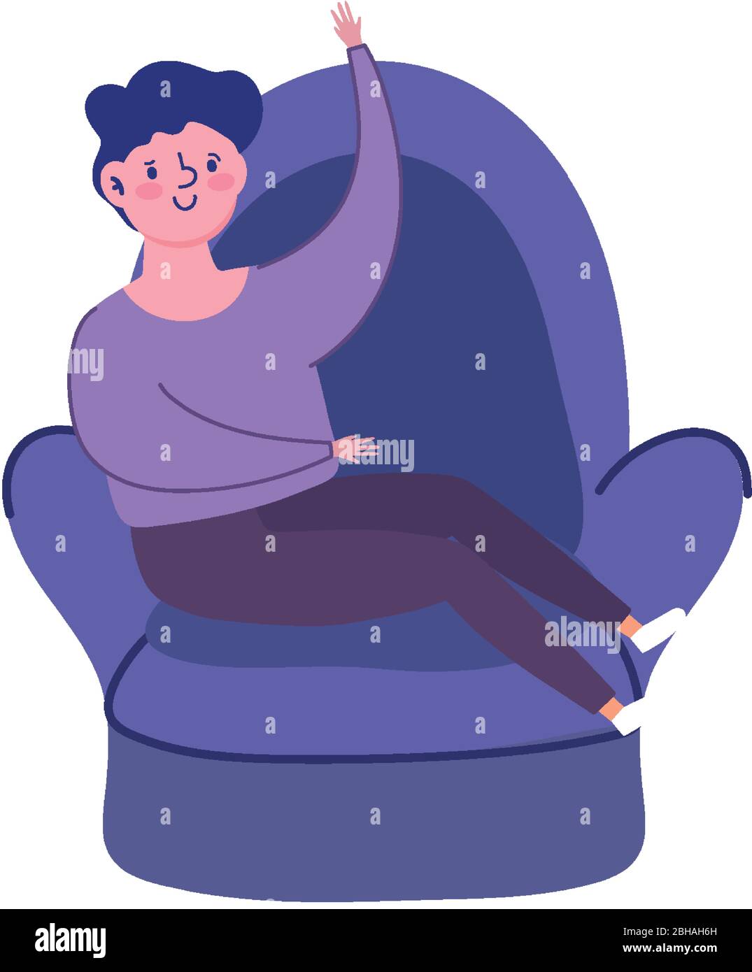 Featured image of post Purple Chair Cartoon / Angry woman purple hair pop art drinking coffee.