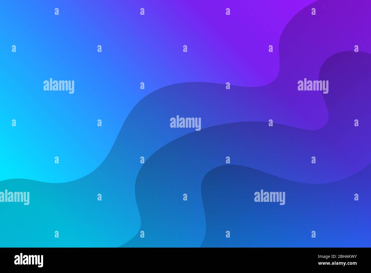 Landscape skyblue gradient fill vector abstract background minimalistic concept Stock Vector