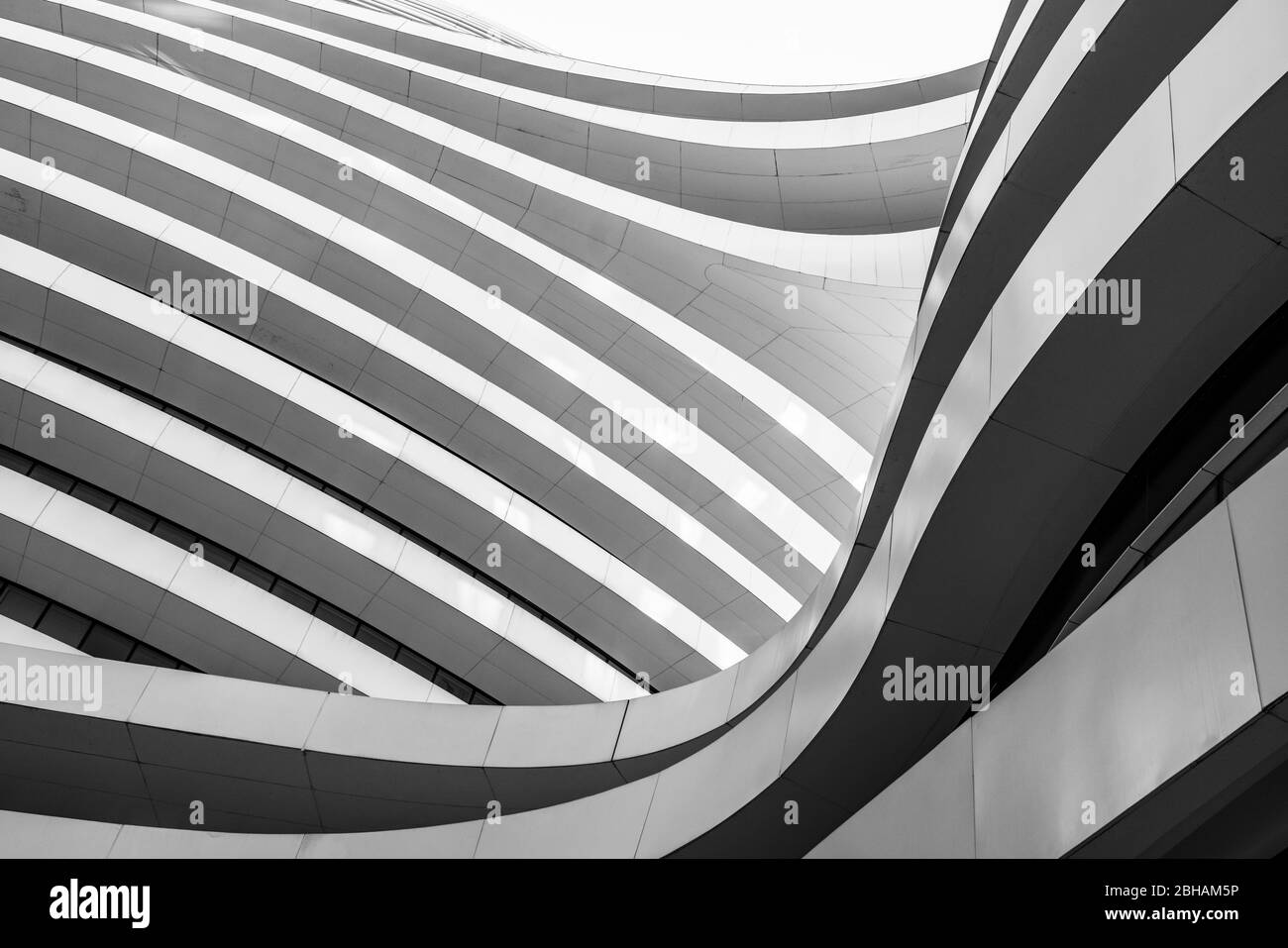 Asia, People's Republic of China, North China, Beijing, northern capital, Modern architecture in Wang Jing Stock Photo
