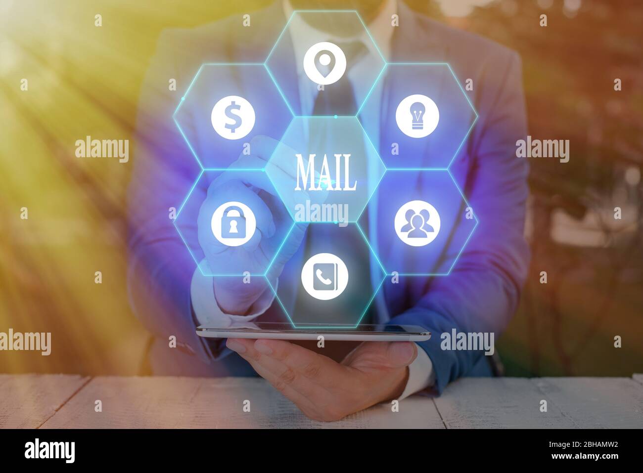 Mail Means Incoming bills letters hi-res stock photography and images - Alamy
