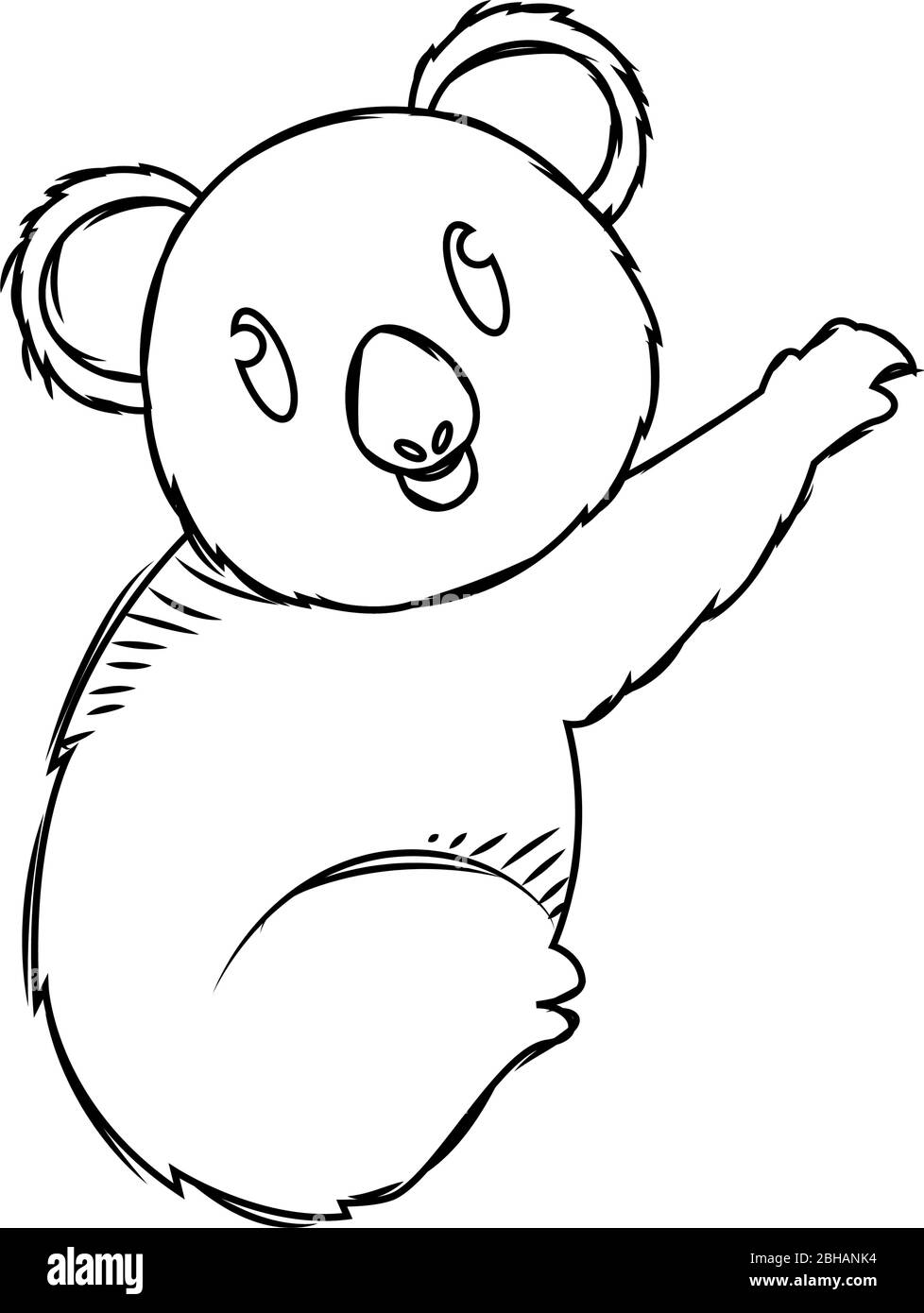 How to Draw a Koala Easy StepByStep Koala Drawing  Artezacom