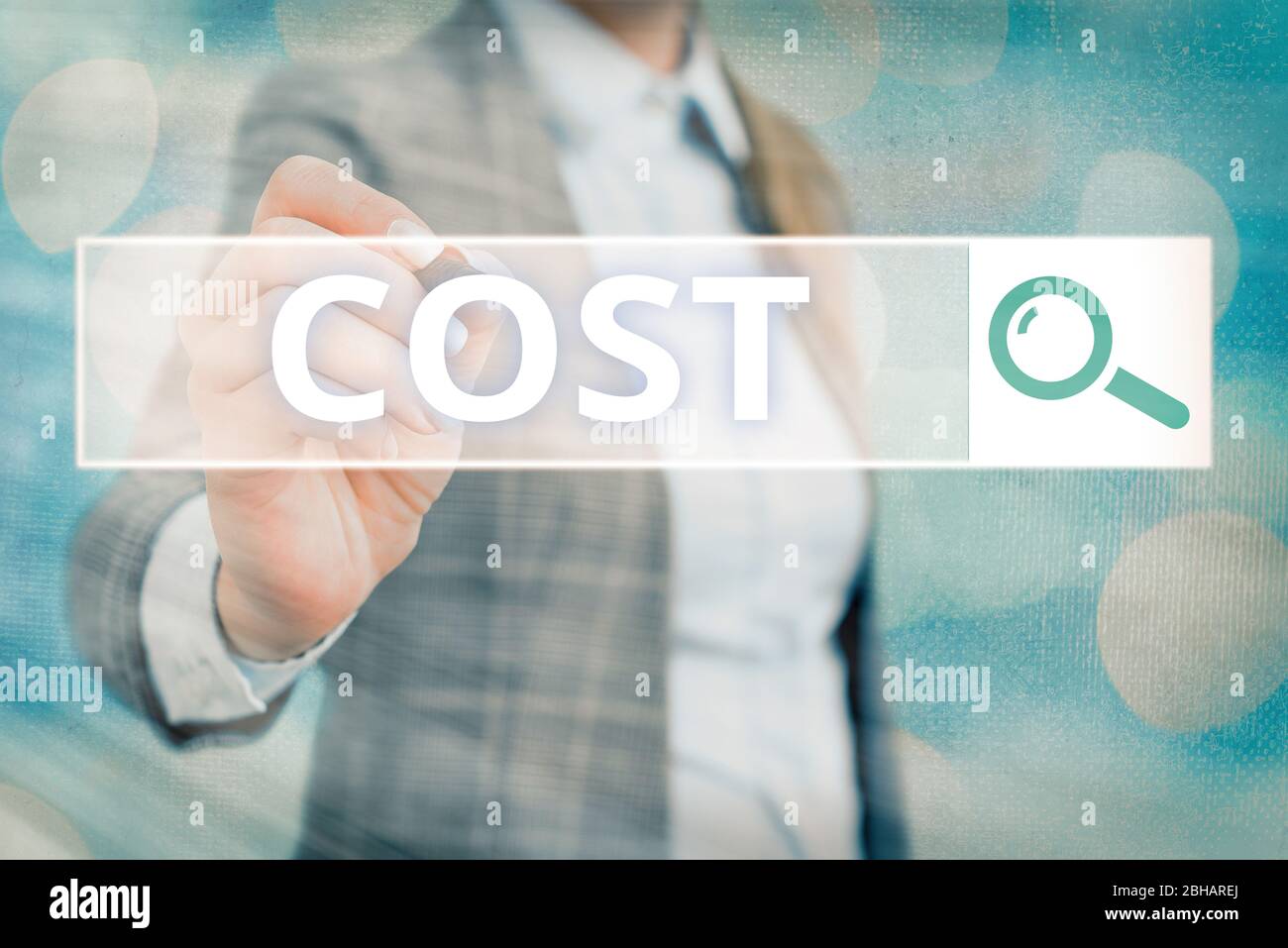 Word writing text Cost. Business photo showcasing The amount that usualy paid for a item you buy or hiring a demonstrating Stock Photo