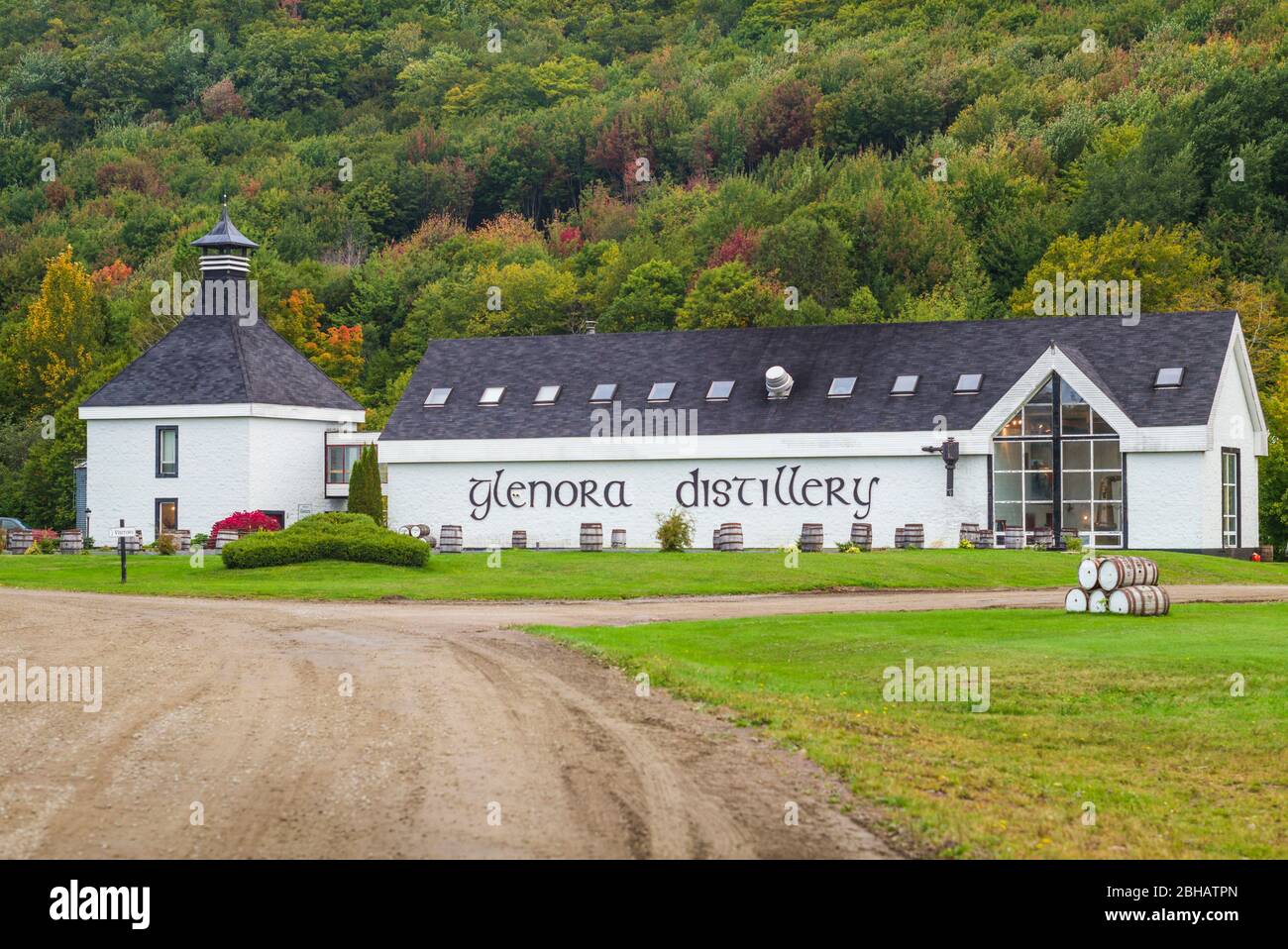 Canada, Nova Scotia, Glenville, Glenora Inn and Distillery, exterior Stock Photo