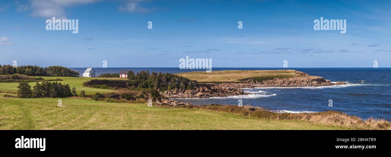 Canada, Nova Scotia, Belle Cote, coastal farm Stock Photo Alamy