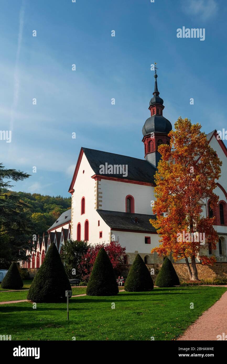 Rheingau: Eberbach Monastery in autumn Stock Photo