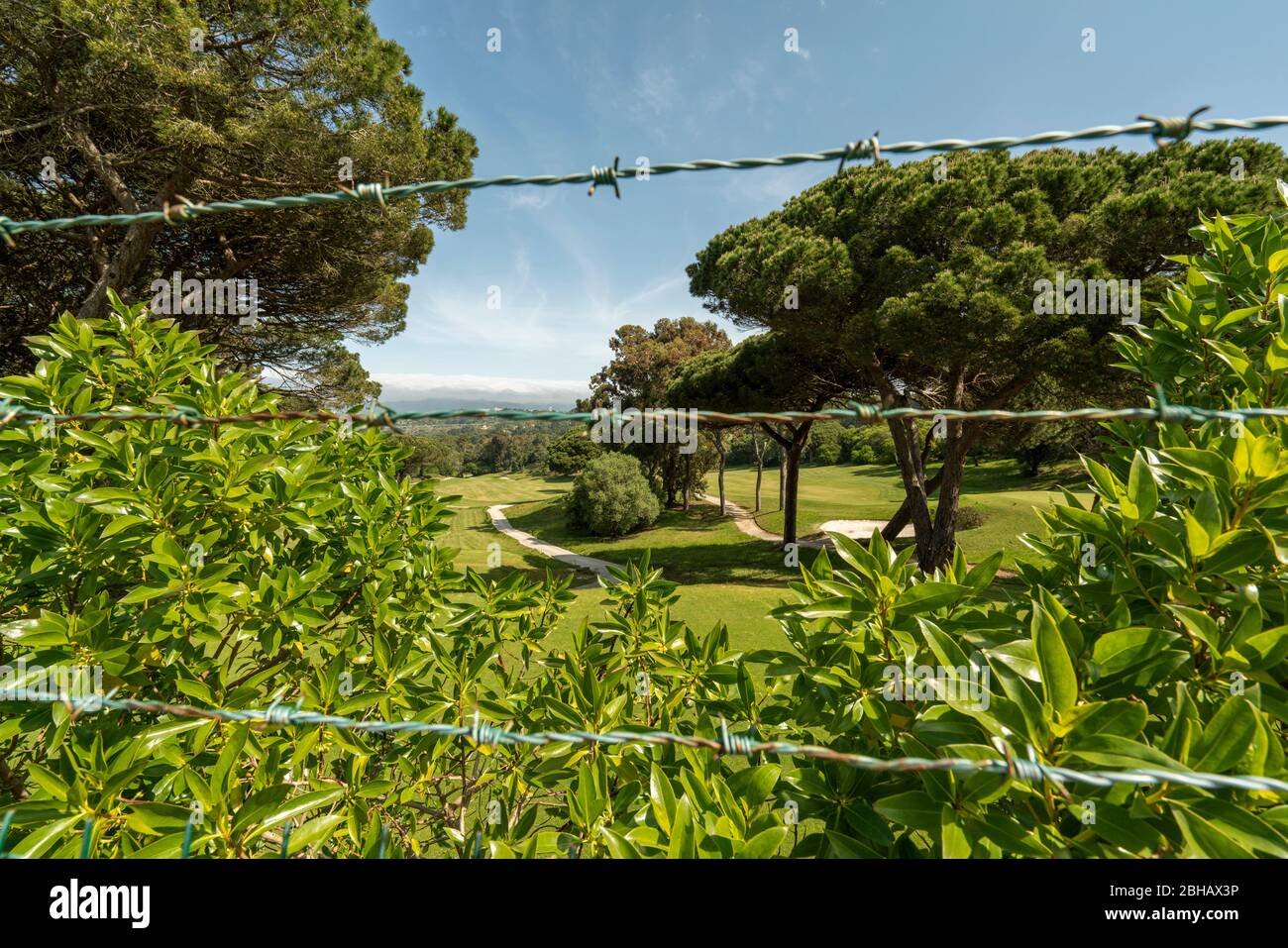 Golf course, Estoril Portugal Stock Photo - Alamy