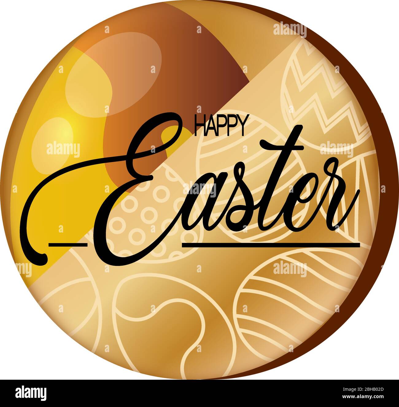 Easter text button on hi-res stock photography and images - Alamy