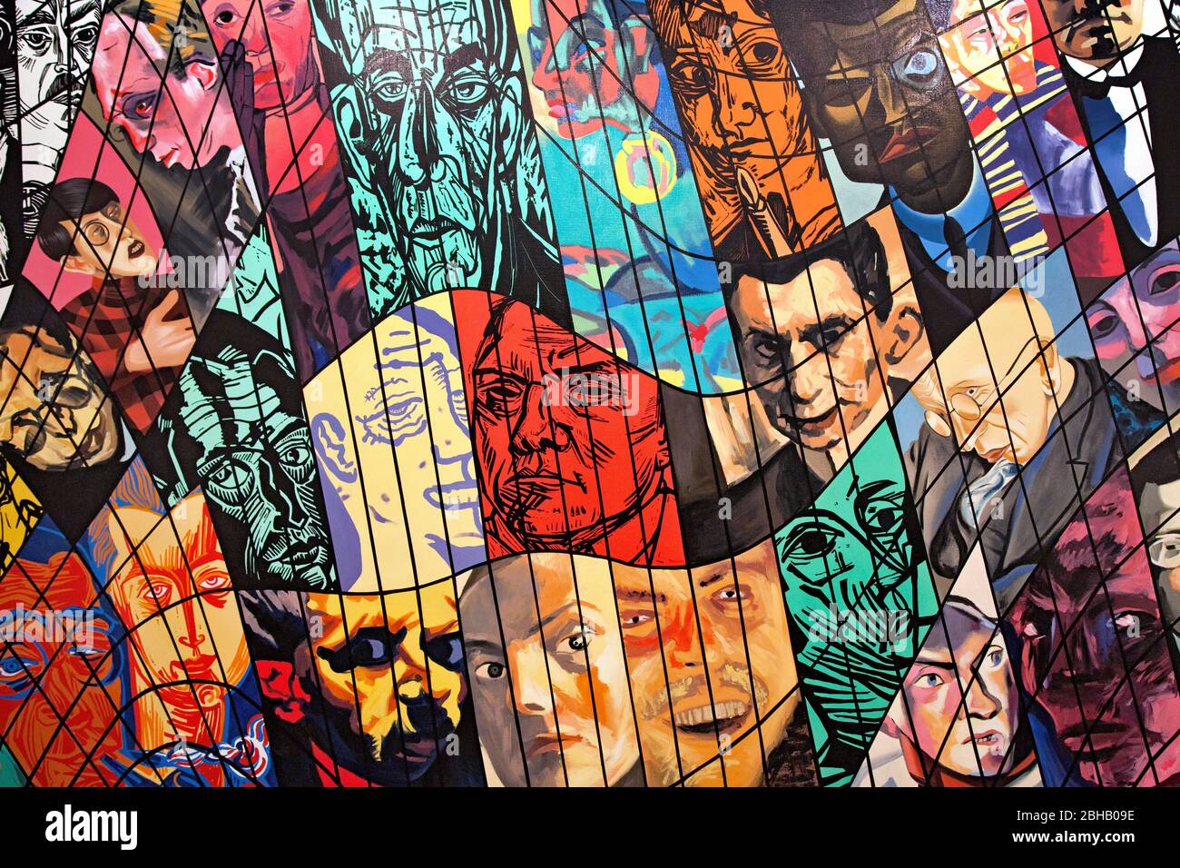 Museum; Ausstellung; Bild; Stadt; Island; Reykjavik Stock Photo