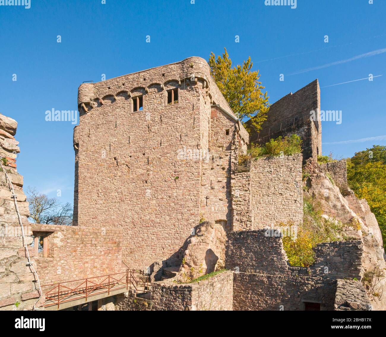 Germany, Baden-Württemberg, Baden-Baden, Hohenbaden Castle, Stock Photo