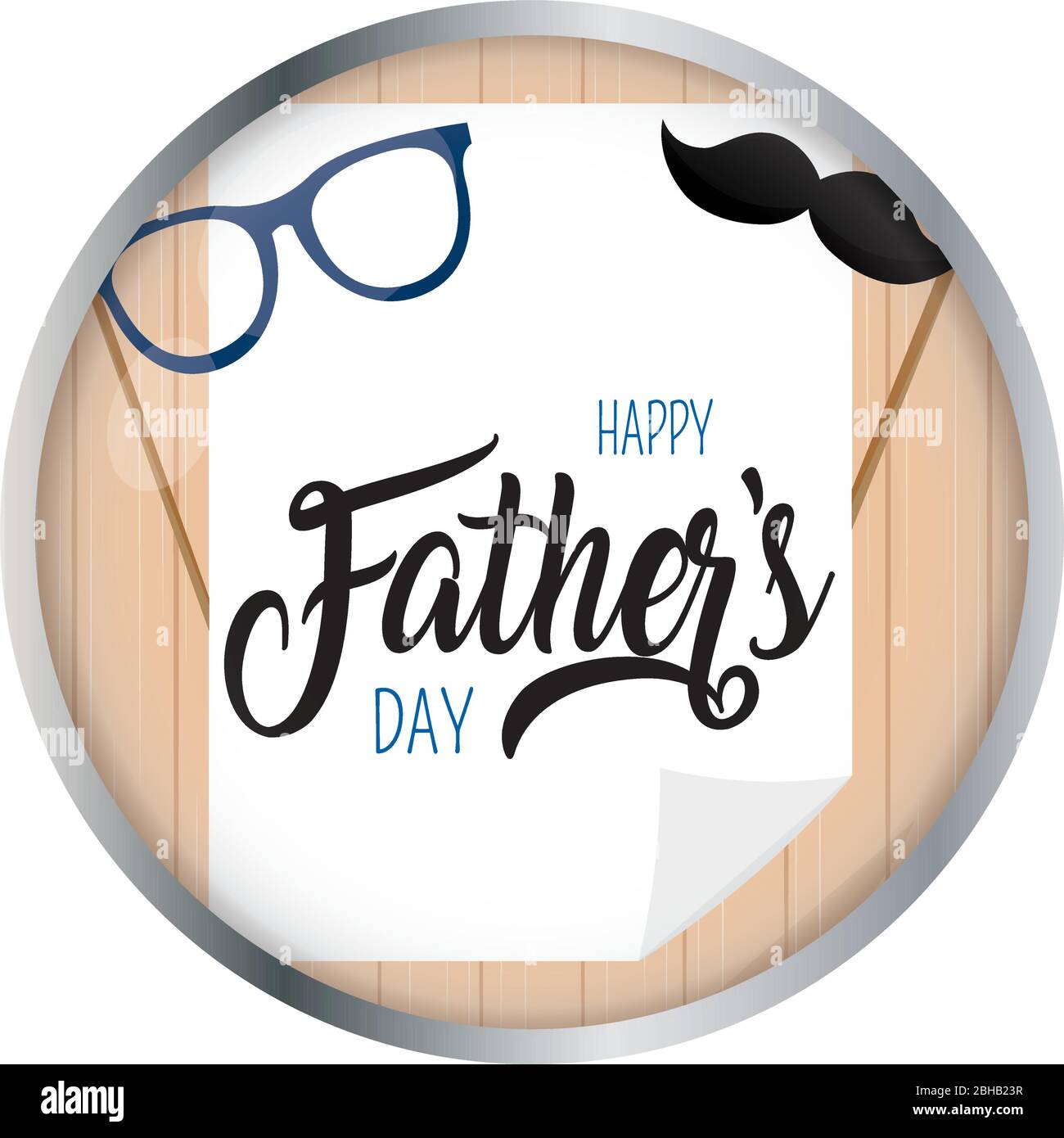 Happy fathers day card Stock Vector