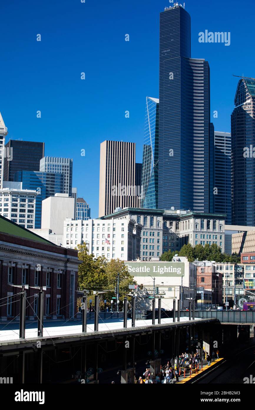 View of Seattle, Washington, USA Stock Photo