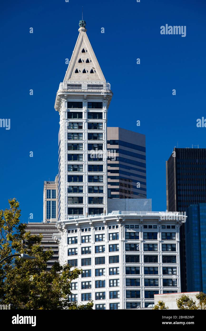 Building in Seattle, Washington, USA Stock Photo