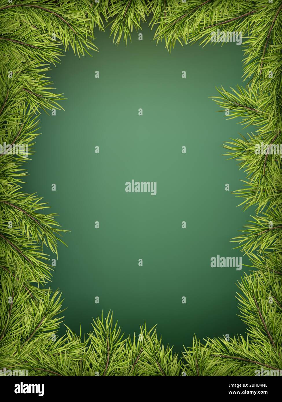 Winter background with fir branches. EPS 10 vector Stock Vector Image ...