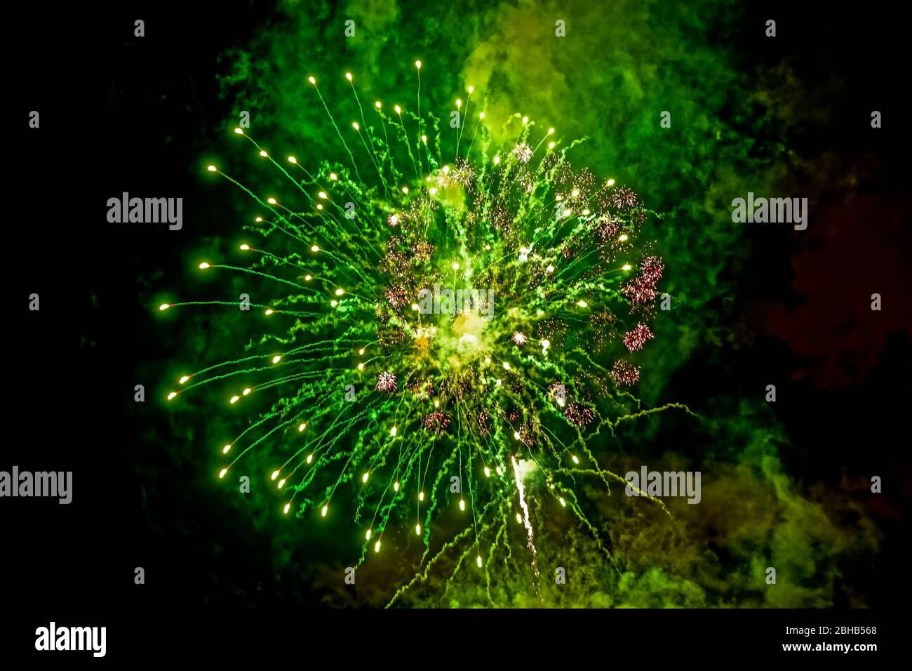 4th of July Fireworks Stock Photo