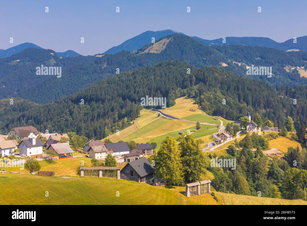 Slovenian village hi-res stock photography and images - Alamy